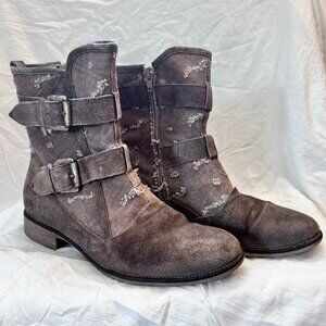 Boutique 9  BT Galeea Taupe Moto-Boots